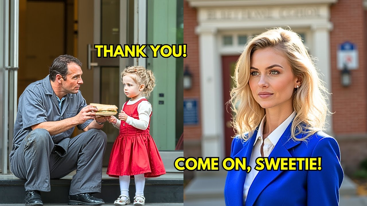 "Can I have a piece of your lunch" – Single father shared sandwich with BILLIONAIRE woman’s daughter