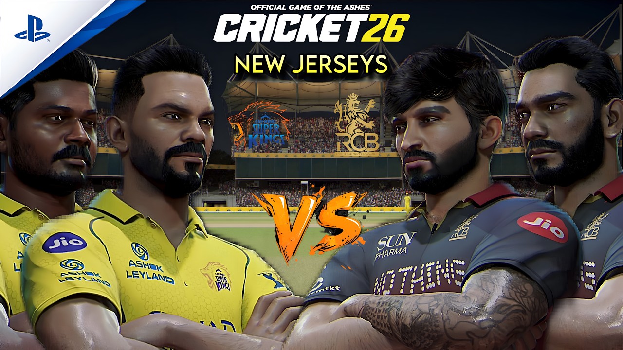 Cricket 26 | CSK vs RCB | NEW IPL 2026 JERSEYS REVEALED 👕 CRAZY LAST OVER FINISH! 🔥