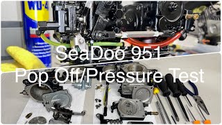 SeaDoo 951 Carburetor Pop Off Pressure Test Seadoo Pop Off Pressure Setting How To