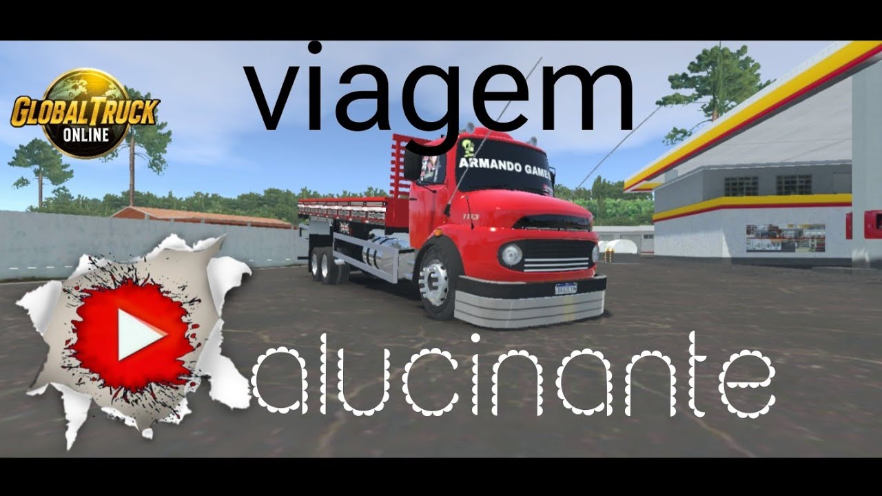Uma viagem alucinante no global truck online, com desafios e muita emoção 😁👍