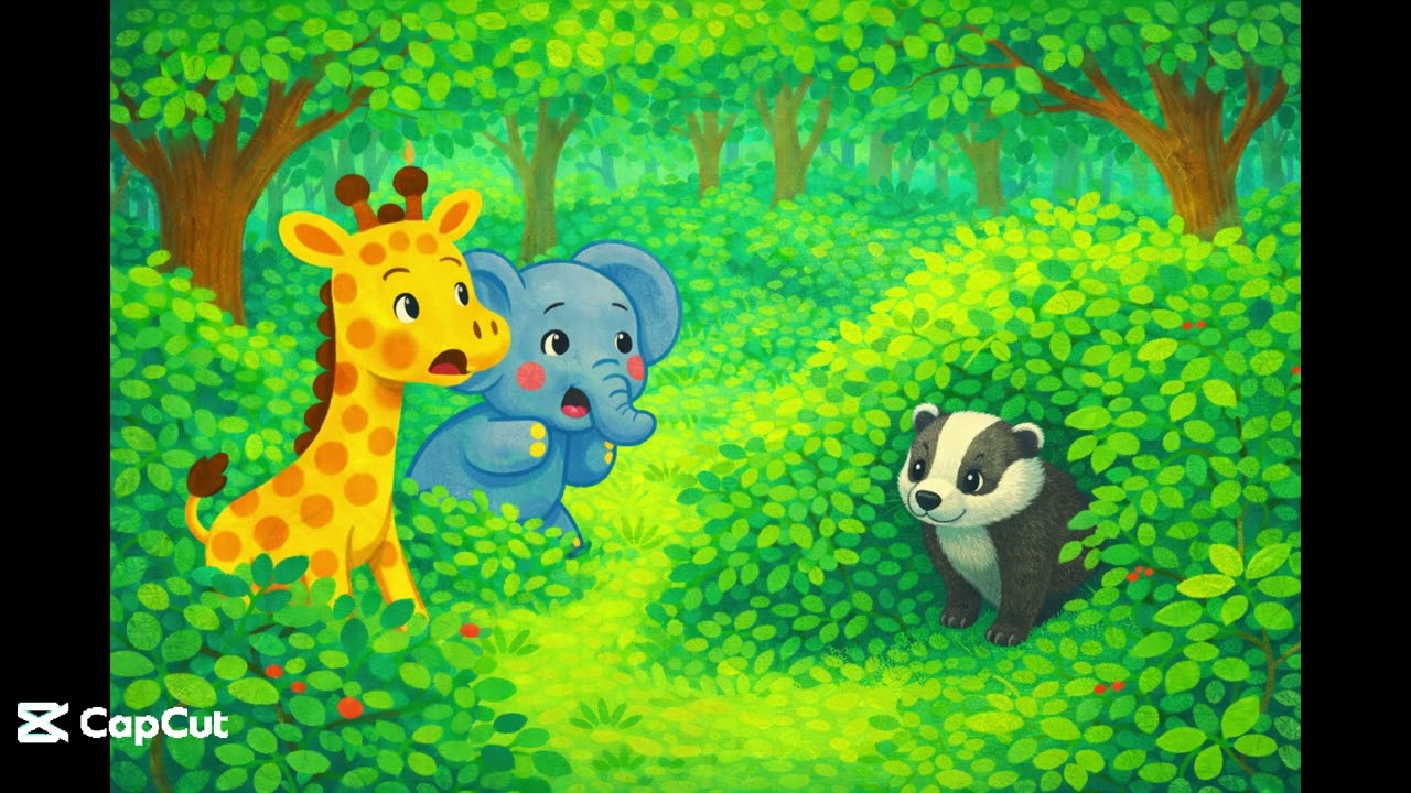 Aventure de Petite Girafe - Balade en forêt