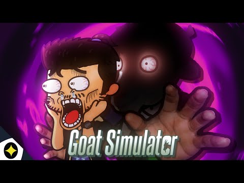 La fois ou le GOAT DE TWITCH m'a agressé... (Goat Simulator)