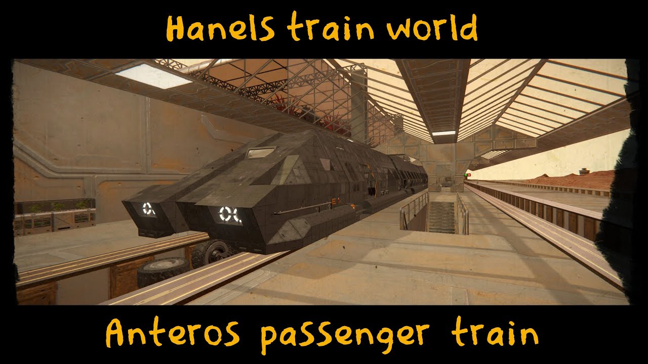 Space Engineers - Anteros passenger train - YouTube