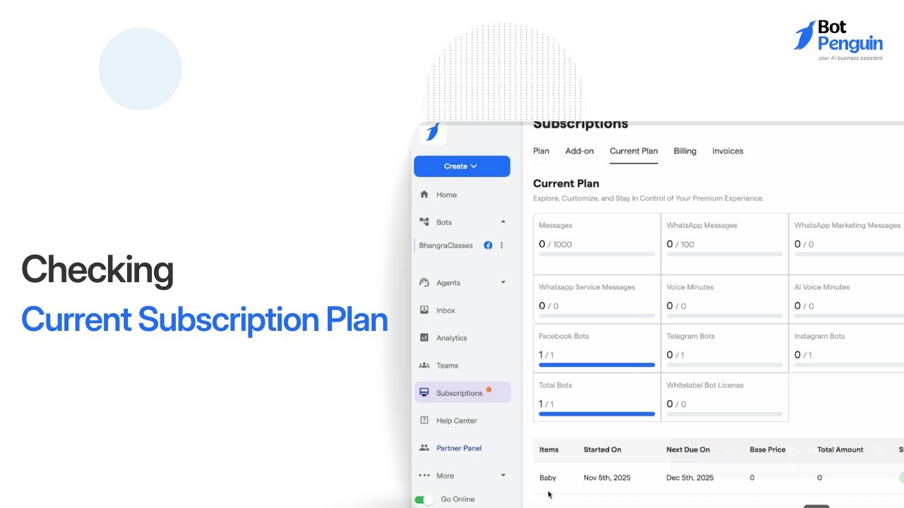 Checking Current Subscription Plan | Upgrade and Downgrade Rule ...