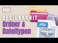DesignaKnit Strickprogramm: Dateien verstehen: Muster (.stp), Paletten (.plt) & Schnitte (.shp)