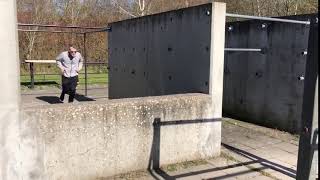 Two handed vault