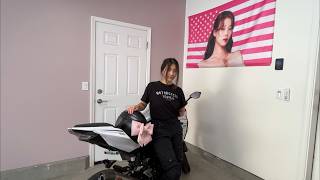 riding a motorcycle = freedom