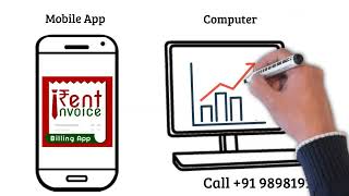 Rental Online Billing & Accounting Software free for Retal gst bill Cloud based rent invoicing App screenshot 3