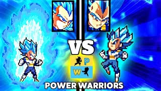 لعبة power warriors مقارنة فيجيتا الافضل والاقوى🤩💗