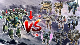 🔥Nerfed SWORD Unit-190 Setup Vs All Titans Mega Comparison - Nerfed Arm M-80/M-85 war robots ArpitWR