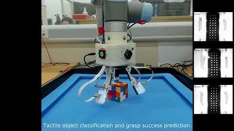 Tactile Model O: Fabrication and testing of a 3D-printed, three-fingered tactile robot hand