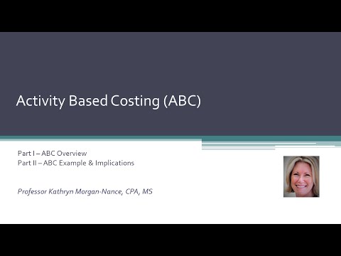 Activity Based Costing
