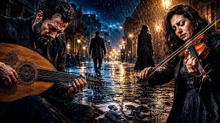 وجع الفراق 💔🎻 عندما يبكي الكمان والعود (مقام نهاوند) | Sad Arabic Music Oud & Violin