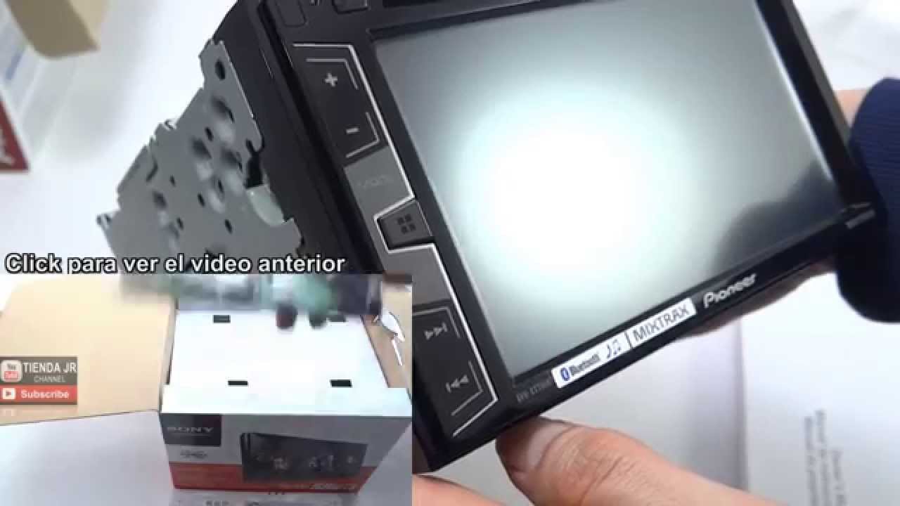 Unbox Radio Para Auto Tuning Car Audio Pioneer AVH-X2750BT Pantalla Táctil 6.2" Mixtrax Bluetooth