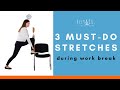 3 Must Do Stretches to Improve your Hip and Lower Back mobility | Feel better working from home