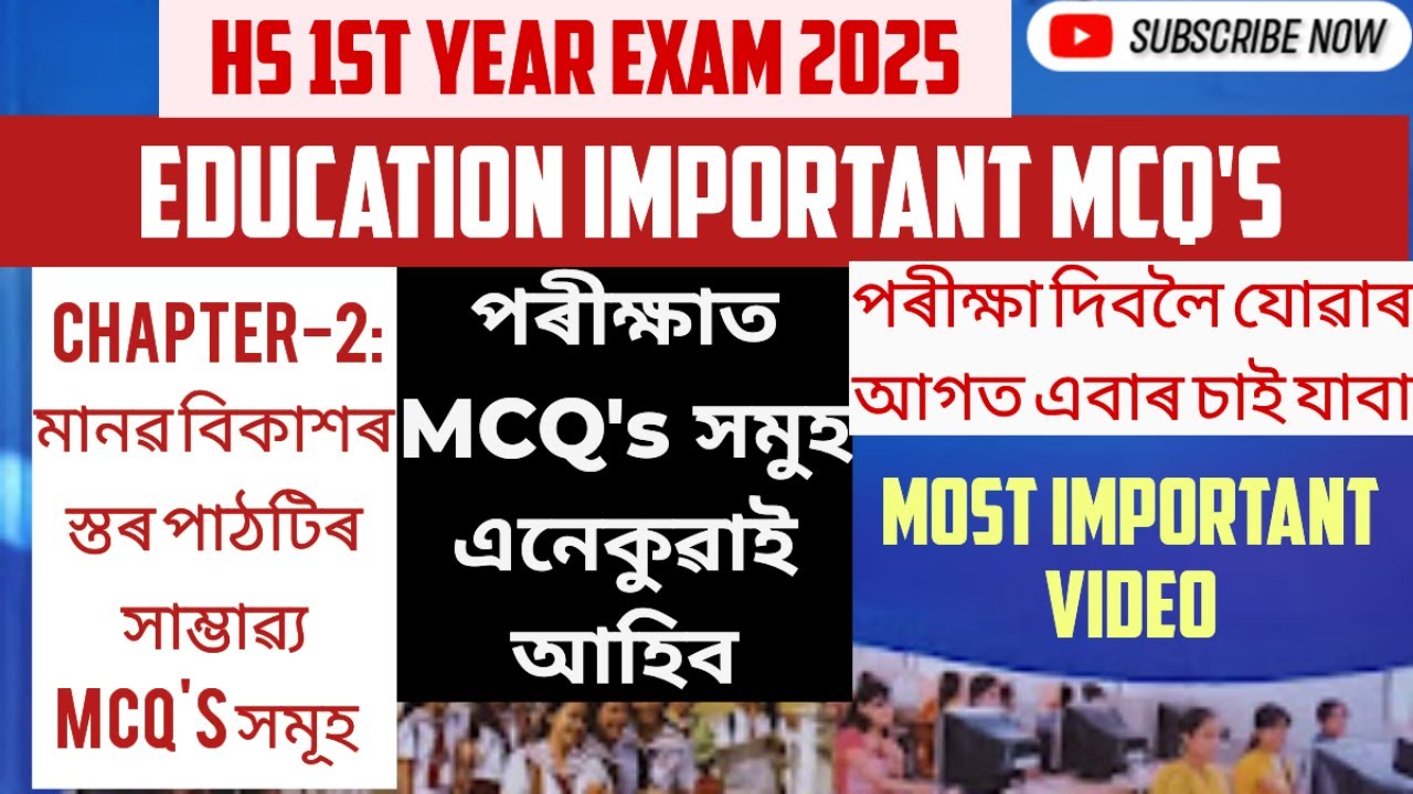 HS 1st year education chapter 2 MCQ'॥education class 11 Important MCQ's॥