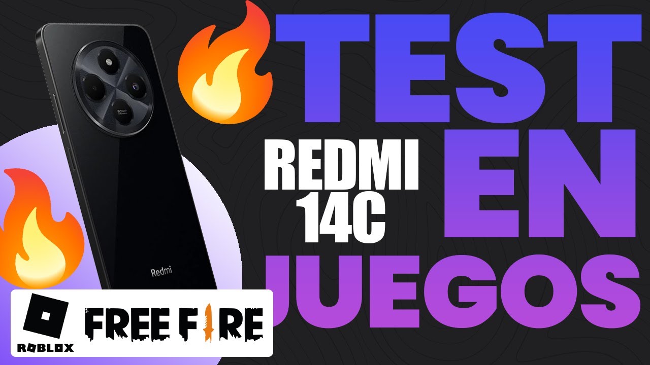 PROBAMOS EL REDMI 14C EN JUEGOS!!🔥FREE FIRE, ROBLOX Y MAS #freefire #xiaomi #redmi14c #roblox #fps
