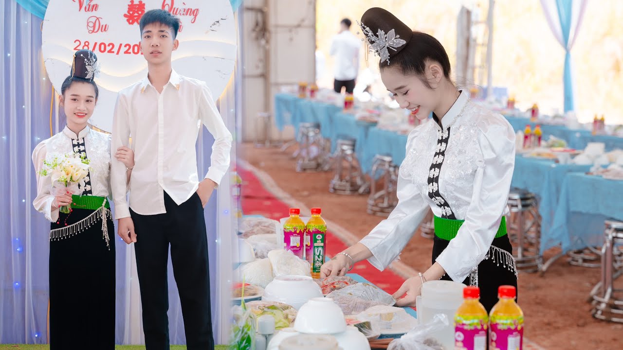 Toàn Cảnh Đám Cưới Dân Tộc Thái Tây Bắc - Văn Du & Quàng Hà - Bản Pục Tưn - Xã Mường Khiêng