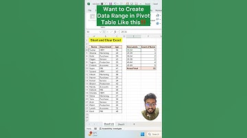 Create Data Ranges in Pivot Table‼️ Excel Super Trick #excel #exceltips #exceltricks #shorts