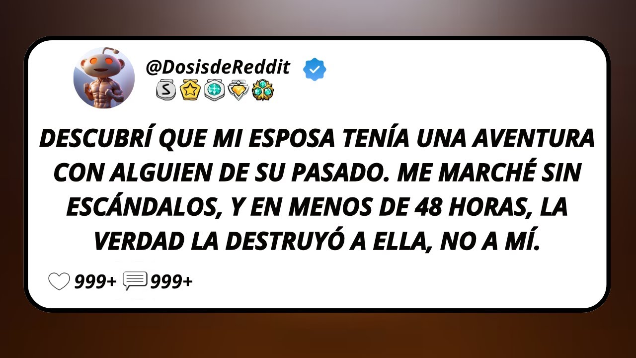 Descubrí Que Mi Esposa Tenía Una Aventura Con Alguien De Su Pasado. Me Marqué Sin Escándalos...