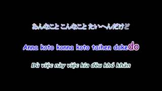 Video thumbnail of "doraemon no uta (vietsub - kara - sing to learn)"