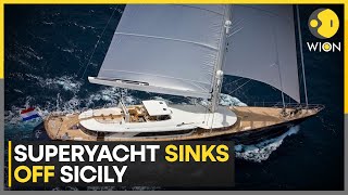 CCTV footage captures the moment storm hit Superyacht 'Bayesian' | WION