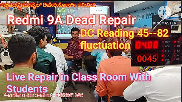 Redmi 9A dead repair solution Kannada. Mobile Repairing Couse in Bangalore