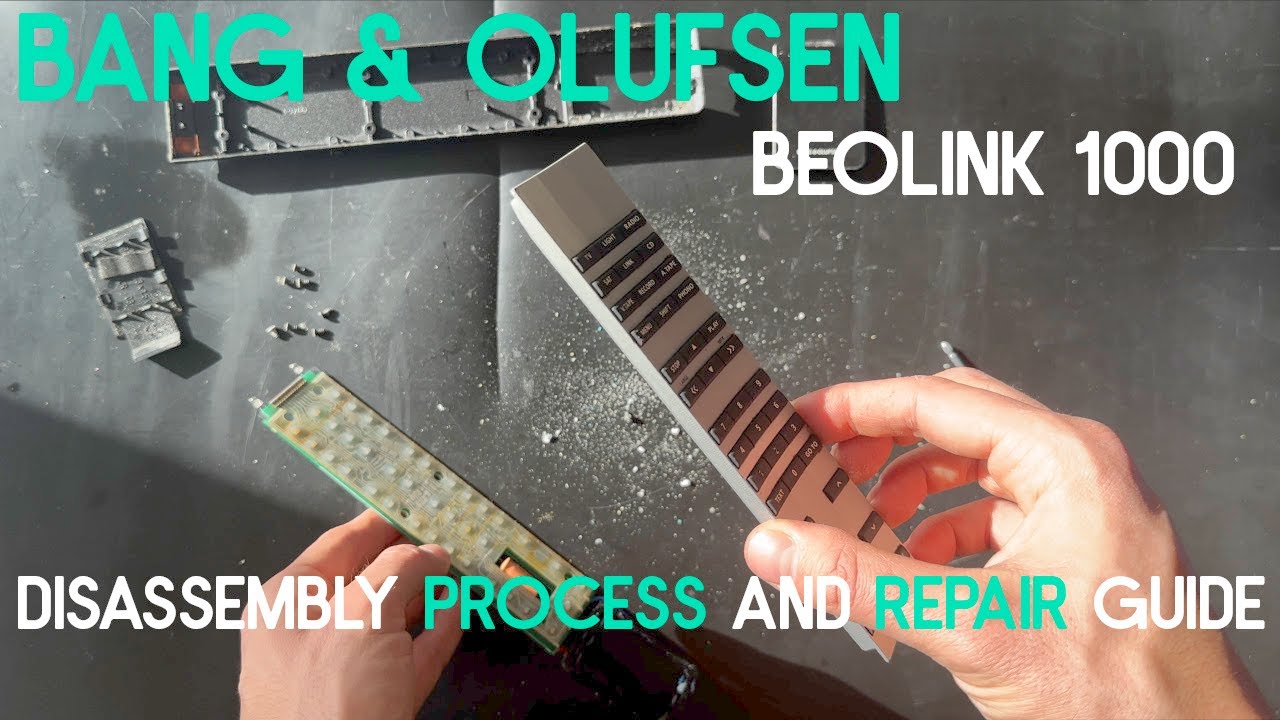 Bang & Olufsen Beolink 1000 Remote Disassembly process and Repair