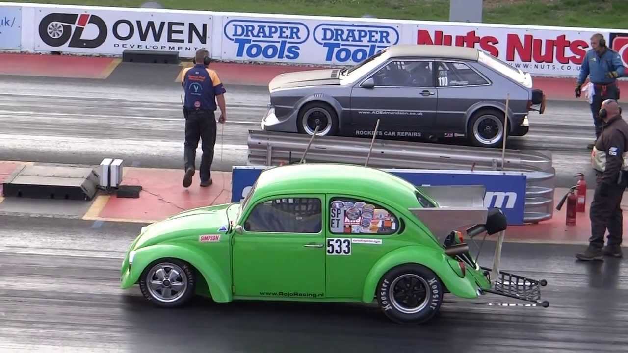 2013 VW ACTION - RojoRacing Beetle v Paul Jordan's Scirocco