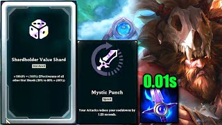 Secret Prismatic STAT SHARD Udyr but I have Moonflair & Mystic Punch with 0.0001 sec Cooldowns..
