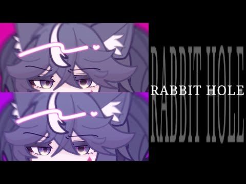 RABBIT HOLE with Kaeri🐰🎩💙 Gacha Trend Animation 🔥
