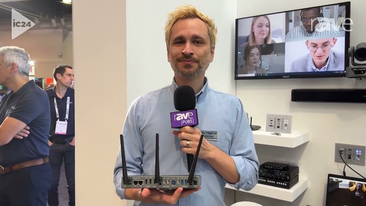 InfoComm 2024: Key Digital Features KD-BYOD4KHUB, a BYOD/BYOM Gateway at HDBaseT Alliance Booth