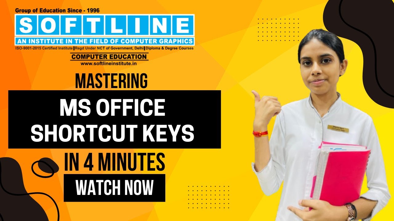 Top Computer Shortcut Keys | Dharna Ma'am | Boost Your Speed & Efficiency | Softline Institute
