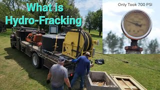 Hydro-Fracking this Water Well, When A Customer Stops by and Shares His Fracking Results!