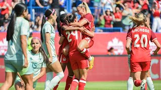 Ligue des Nations féminine 🇲🇽Mexique 1-4 🇨🇦Canada journée 1