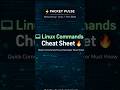 Linux Commands Every Developer Must Know 💻🔥 | Packet Pulse #shortsfeed