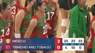 Mexico won the set 25-0 | Mexico vs Trinidad and Tobago Women NORCECA Continental Championship 2026