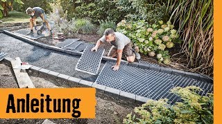 Gartenweg anlegen: Kiesweg mit Platten | HORNBACH Meisterschmiede