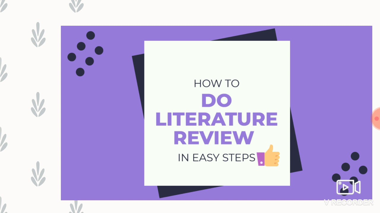 literature review in research in hindi