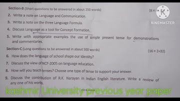b.ed previous year paper|| language competence and communication@sciencebynareshsir