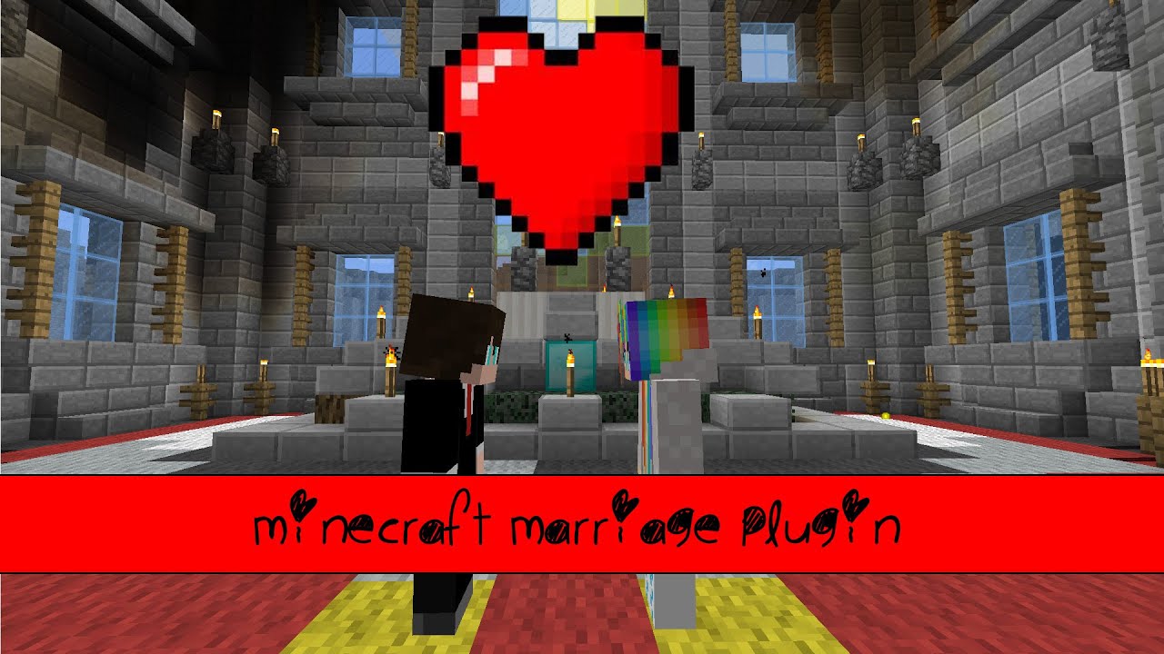 Get married on the Minecraft server - YouTube