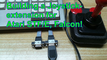 Atari STF/E, Falcon, building DB9 mouse/joystick extensions the easy way! ;-)
