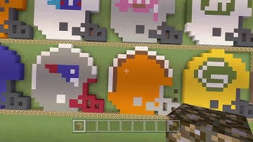 Minecraft Pixel Art Tutorial Minnesota Vikings Helmet