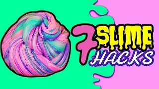 7 MEGA DIY SLIME Hacks | BESTE Schleim Rezepte | Einhorn Slime, Fluffy Slime, Slime OHNE Kleber |DIY