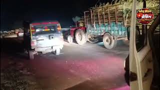 शिवपुरी- NH-46 पर भीषण सड़क हादसा अज्ञात वाहन की टक्कर से ईको कार सवार 6 घायल, 3 गंभीर