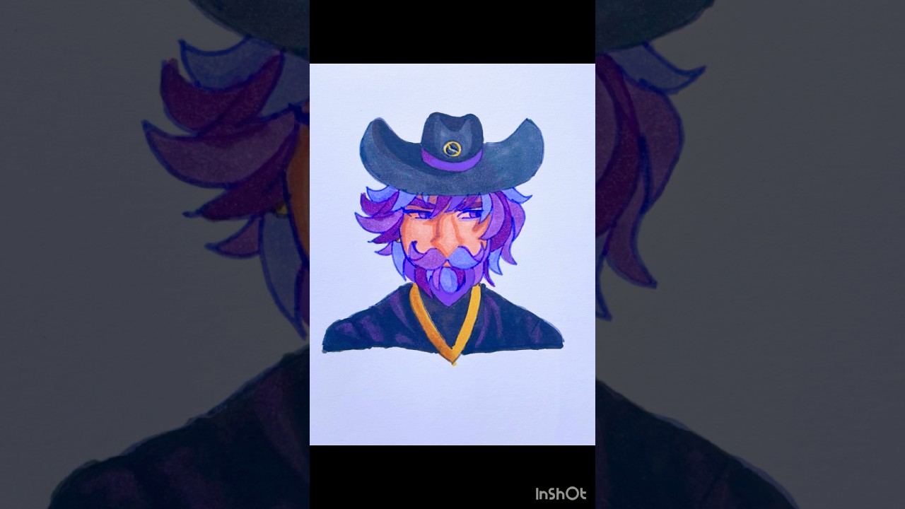 Because some requested I drew the Wizard 😛 #stardew #stardewvalley #fypシ #fyp #fanart #art #viral