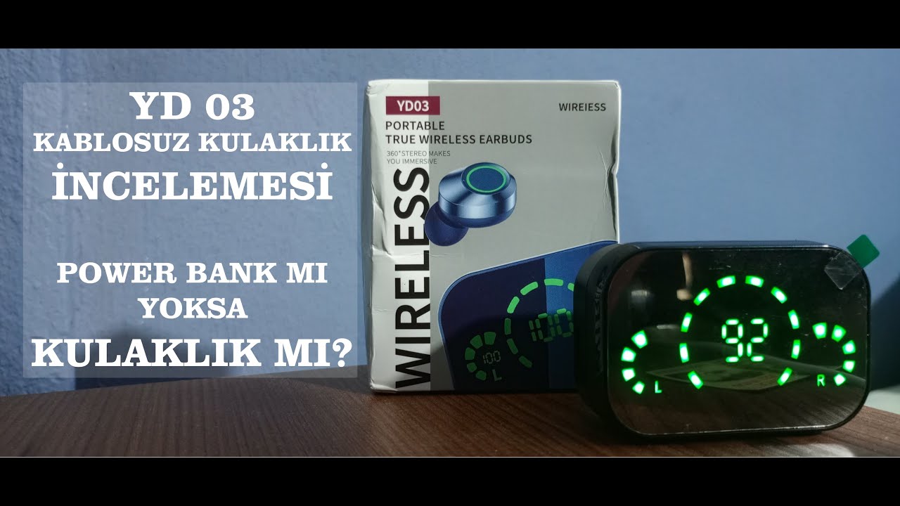 YD03 İnceleme | Aynalı Kutulu (Powerbank Özelliği Deneyimi)