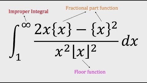 A floor AND fractional part integral?