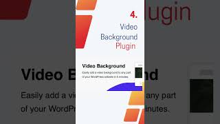 Top 5 Video Background Plugins for WordPress #shorts