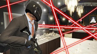 Try To ESCAPE The LASER JEWELRY STORE! GTA 5 Roleplay